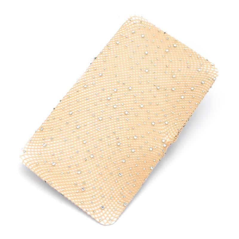 Sparkle Rhinestone Mesh Stocking Glitter High Waist Tights Crystal Fishnet Pantyhose Pearlescent Hollow Out plus Size Stockings for Women