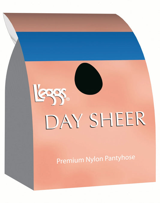 Day Sheer Regular, Sheer Toe Pantyhose 4-Pack, Jet, A
